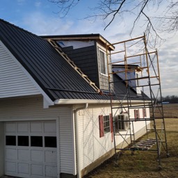 Ziptite Handyman new siding and roof in progress